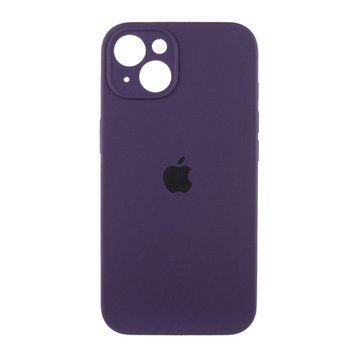 Silicone case Full camera iPhone 15 Pro deep purple 38267 фото