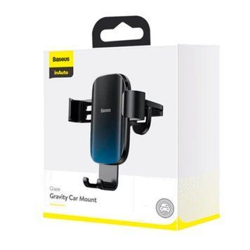 Автотримач Baseus Glaze Gravity Air Outlet Car Mount black 49184 фото