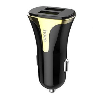 АЗП Hoco Z31 3.4A QC 3.0 (2USB) black 20844 фото