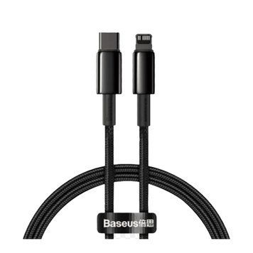 Кабель Baseus Tungsten Gold Type-C to Lightning PD 20W (1m) black 19377 фото