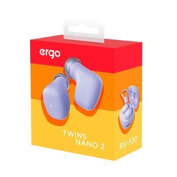 Навушники Air Bluetooh Ergo BS-530 Twins Nano 2 purple UA 05952 фото