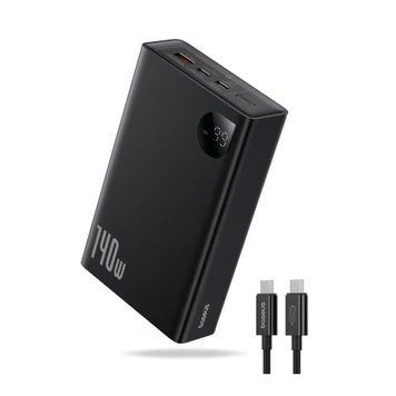 Power bank 24 000 mAh Baseus Adaman Digital Display Fast Charge 140W Black 00648 фото