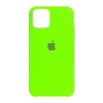 Silicone case iPhone 12 Pro Max neon green 27768 фото