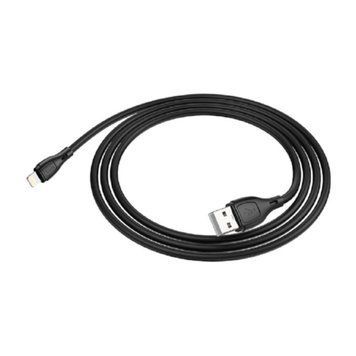 USB Cable Hoco lightning X61 2.4A 1m black 02192 фото