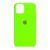 Silicone case iPhone 12 Pro Max neon green 27768 фото