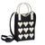 Сумка Fashion Heart black 41078 фото