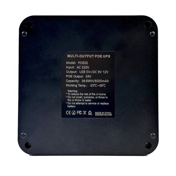 ДБЖ WGP Mini UPS POE02 9V+12V 8000mAh black 38582 фото