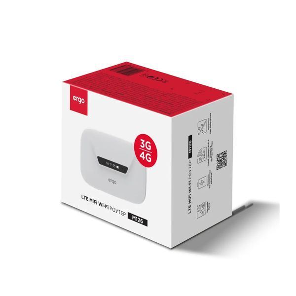 Мобільний Wi-Fi модем ERGO M126 (cat4) 3G/4G UA 42831 фото