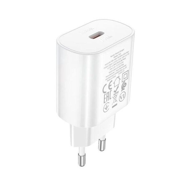 МЗП Hoco N22 PD 25W/3A (1USB-C) white 30983 фото