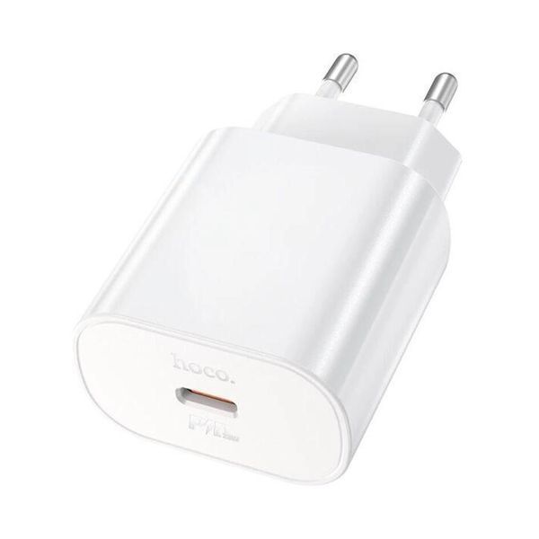 МЗП Hoco N22 PD 25W/3A (1USB-C) white 30983 фото