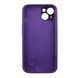 Silicone case Full camera iPhone 15 Pro deep purple 38267 фото 2