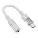 AUX Hoco LS37 to Type-C adapter grey 46831 фото 4
