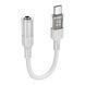 AUX Hoco LS37 to Type-C adapter grey 46831 фото 2