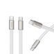 Cable Hoco Type-C to Type-C X125 60w 1m white 44881 фото 2