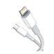Cable Baseus High Density Braided Type-C to Lightning PD 20W (1m) white 18399 фото 2