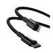 Кабель Baseus Tungsten Gold Type-C to Lightning PD 20W (1m) black 19377 фото 2
