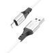 USB Cable Hoco Lightning X86 2.4A 1m white 42576 фото 3
