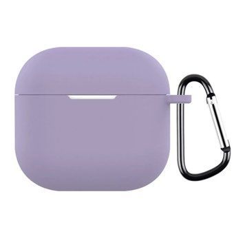 Чохол Silicone Case на AirPods 4 light purple 38872 фото