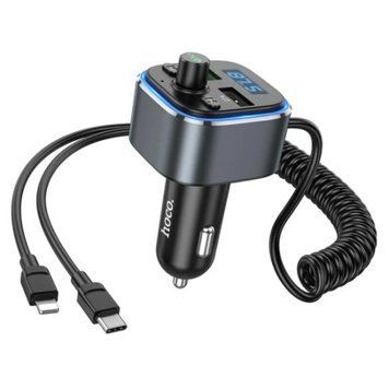 FM трансмістер Bluetooth Hoco E74 PD30W QC3.0 black 31733 фото