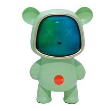 Колонка Bluetooth X868 Bear RGB з підсвіткою 1200mah 16 см mint 46584 фото