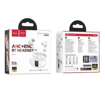 Навушники AirPods Pro 2 Hoco EQ26 white 07995 фото