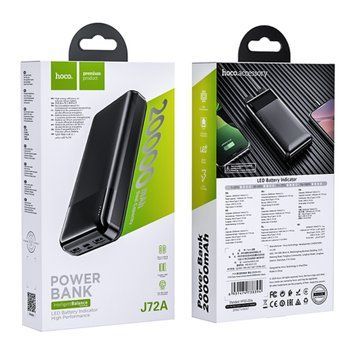 Power bank 20 000 mAh Hoco J72A Easy travel LED black 44066 фото