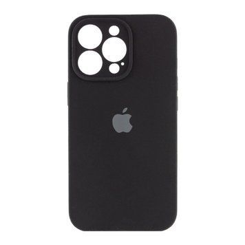 Silicone case Full camera iPhone 16 black 37947 фото