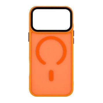 Силікон iPhone 17 Pro with MagSafe ShadowMat orange 45841 фото