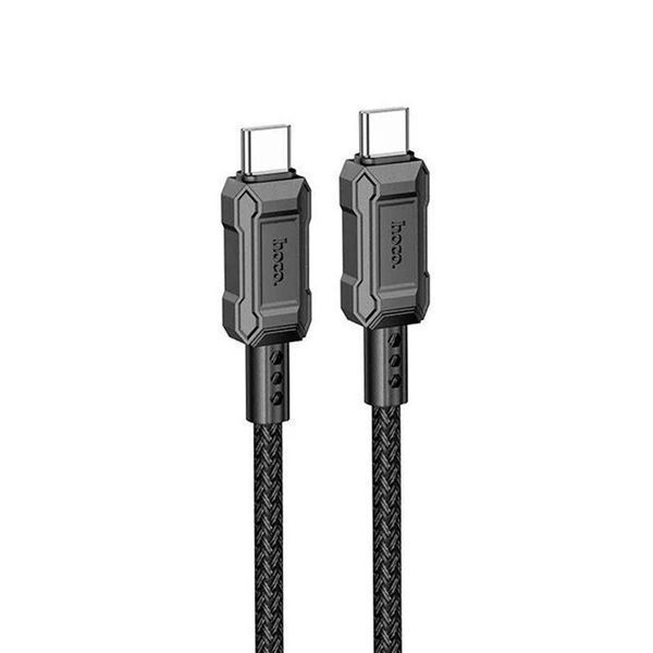 Cable Hoco Type-C to Type-C X94 60W/3A 1m black 34363 фото