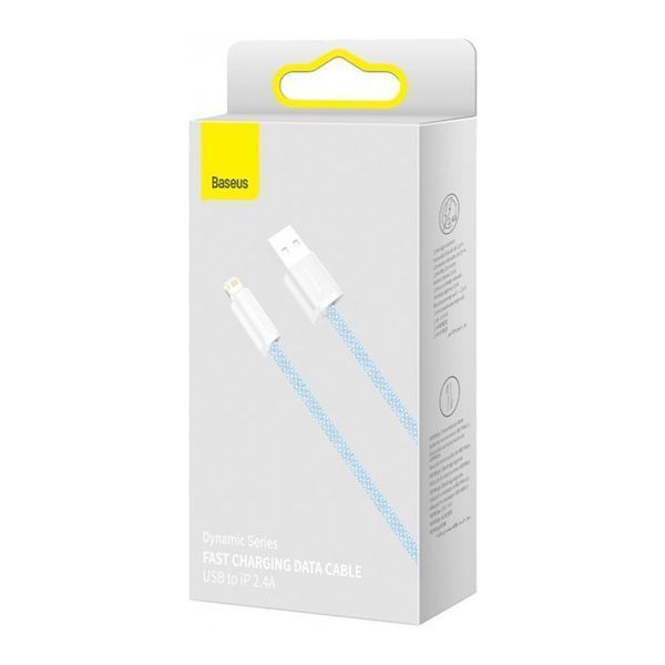 Кабель Baseus Dynamic Series Fast Charging Lightning 2.4A (2m) blue 11302 фото