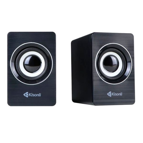Колонка для комп'ютера Kisonli A-707 black 45397 фото