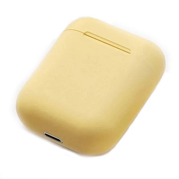 Навушники AirPods i12 yellow 35412 фото
