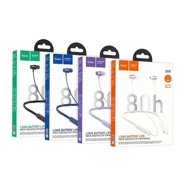 Навушники Bluetooth Hoco ES70 Sport black 37885 фото