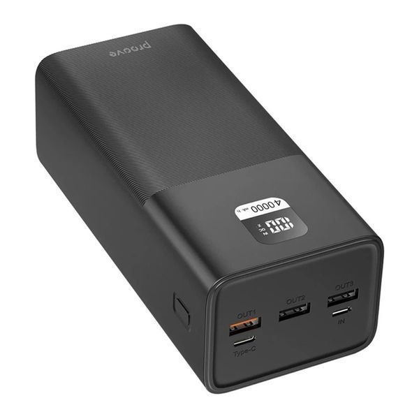 Power bank 40 000 mAh Proove 100W Giant Black 44276 фото
