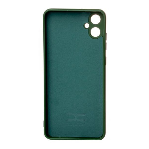 Silicone cover Full Samsung A15/A155F 2024 dark green 35166 фото