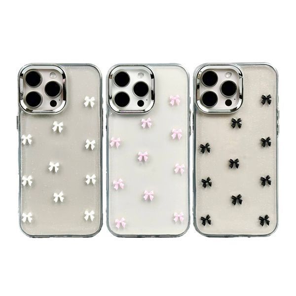 Силікон Xiaomi Redmi Note 13 Pro 4G Clear Shiny bows white 47147 фото
