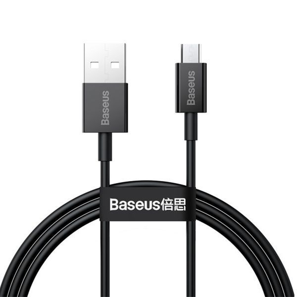 USB Cable Baseus Superior Series Fast Charging Micro USB 2A (1m) black 18953 фото