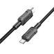 Cable Hoco Type-C to Type-C X94 60W/3A 1m black 34363 фото 3