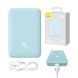 Power bank 10 000 mAh Baseus Magnetic wireless quick charging 20W blue 28972 фото 4
