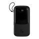Power bank 20 000 mAh Baseus Qpow Digital Display QC3.0 + cable lightning 15W black 32110 фото 1