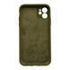 Silicone case Full camera iPhone 15 khaki 33326 фото 2