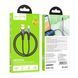 USB Cable Hoco Lightning U121 2.4A 1m black 42194 фото 1