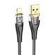 USB Cable Hoco Lightning U121 2.4A 1m black 42194 фото 5