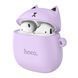 Навушники AirPods Hoco EW45 white + case cat purple 32129 фото 2