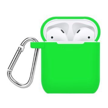 Чохол Silicone Case на AirPods 1/2 neon green 41390 фото