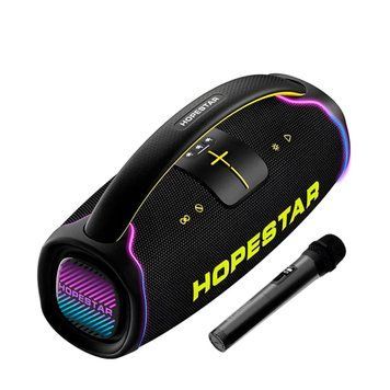 Колонка Bluetooth Hopestar A65 300W/IPX6/30000mAh/65W FAst Charge + мікрофон black 44996 фото