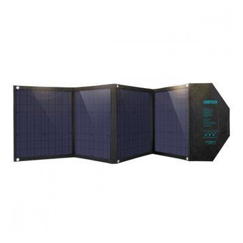 Портативна сонячна зарядна станція Choetech 80W black 36391 фото
