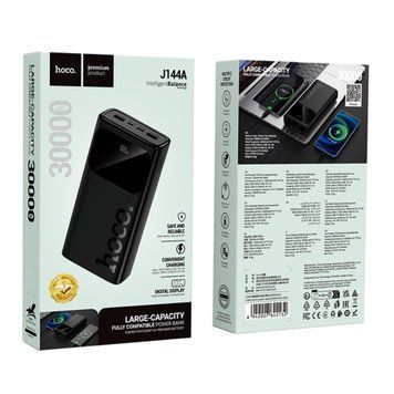 Power bank 30 000 mAh Hoco J144 A 5V/2A black 44067 фото