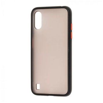 Силікон Samsung A01/A015 2020 Nylon black 21668 фото