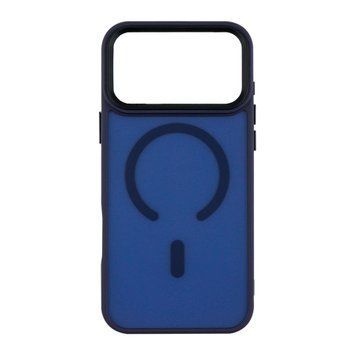 Силікон iPhone 17 Pro with MagSafe ShadowMat dark blue 45842 фото